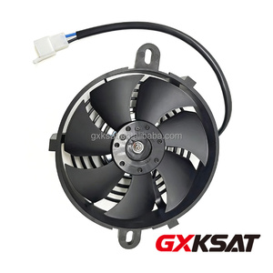 Ventilateur de radiateur universel en aluminium GXKSAT pour radiateurs Shineray 120 mm 12 V 35 W 7 pales, ventilateur de refroidissement OEM - Product Image 4