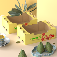 Boîtes en carton ondulé en gros de 5 kg pour fruits et légumes, concombre, cerise, tomate, emballage en carton