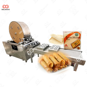 Commercial Automatic <b>Pancakes</b> Square Spring Roll Wrappers <b>Machine</b> Making Skin Of Spring Rolls line - Product Image 3