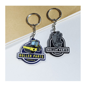 CCH OEM <b>Keychain</b> Manufacturing 2D logo Custom Silicone Rubber <b>Keychain</b> 3D Cute Anime Soft PVC <b>Keychain</b> - Product Image 1