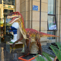Yaşam Boyutu Hareketli Animatronic Yürüyüş t-rex Dinozor