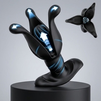 Plug anal vibrant et oscillant étanche avec télécommande via application pour hommes