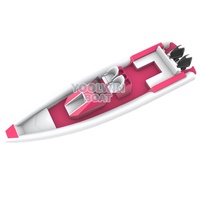 Bateau semi-rigide (RIB) de pêche commerciale et de wakeboard en aluminium robuste 960, avec deux moteurs hors-bord de 600 CV, pour 60 personnes, loisirs et divertissement