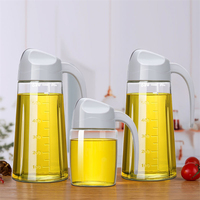 Distributeur d'huile de cuisson et de vinaigre bouteilles de sauce distributeur d'huile wen, bouteille en verre d'huile d'olive vide cbd