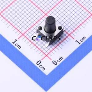 YTS-D003-3J Tactile Switch SMD-4P,6x6mm Switch Single Pole Single Throw Round Button 2.6N Vertical Mount - Product Image 1