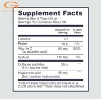 Chumita OEM, Péptidos de Colágeno en Polvo, Ácido Hialurónico, Mejora la Densidad Ósea, 98% de Pureza, Probado por HPLC, Sabores Personalizables, 20 oz 10 oz