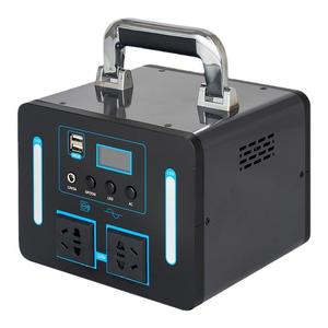 Station portable 110 V pour extérieur, grande capacité, 300/500 Watts, onde sinusoïdale pure, stockage d'énergie solaire, alimentation d'urgence - Product Image 1