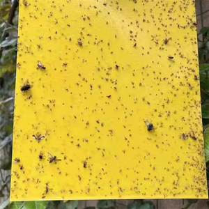 Paquete Combinado de Trampas Adhesivas Amarillas y Azules, Tableros de Pegamento de Doble Cara para Insectos, para Control de Plagas en Invernaderos como Pulgones, Trips y Moscas Blancas - Product Image 2