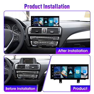 Autoradio Linux 12,3 pouces pour BMW Série 1/2 2013-2018 Hatchback Système NBT EVO Lecteur multimédia GPS Navigation CarPlay sans fil - Product Image 2