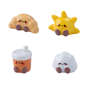 Chenjuns mignons croissants au thé au lait, <span class=keywords><strong>petites</strong></span> poupées mignonnes réconfortantes, articles de décoration de bricolage, accessoires suspendus et micro-landsca - Product Image 1