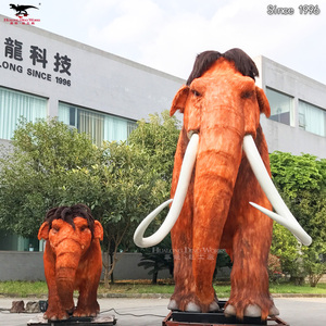 Animale animatronic a grandezza naturale mammut bambino e mamma - Product Image 2