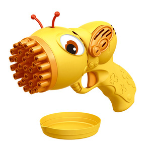 Juguete de Verano en Oferta, Regalos para Niños, Pistola de Burbujas de Abeja de 29 Agujeros, Pistola de Burbujas para Niños para Jugar al Aire Libre - Product Image 2