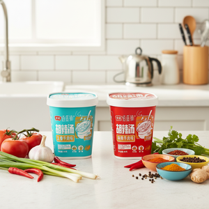 Jingyao, nourriture chinoise célèbre du Henan, petit-déjeuner, <span class=keywords><strong>soupe</strong></span> épicée Hu, légumes et farine <span class=keywords><strong>de</strong></span> blé instantanés, 68g - Product Image 1