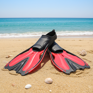 <span class=keywords><strong>Aletas</strong></span> de Buceo DiveDIY de Talón Abierto con Correa Ajustable, Tamaño de Viaje, Ligeras, para Snorkel y Buceo, Venta al Por Mayor - Product Image 1