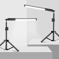 JingYing Lampe de remplissage extérieure alimentée par batterie avec écran OLED Caméra de photographie portable colorée de 50cm LED RGB