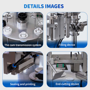 Machine de remplissage et de scellage de tubes semi-automatique pour gels plastiques laminés, nettoyant facial, gel d'<span class=keywords><strong>aloe</strong></span> <span class=keywords><strong>vera</strong></span>, gel capillaire - Product Image 5