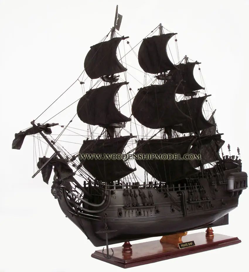 Cướp Biển Vùng CARIBBEAN-Thuyền Mô Hình Bằng Gỗ-Chất Lượng Cao