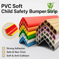 Protection d'angle en PVC autocollante, bande de protection flexible pour les coins des murs, les meubles, les colonnes et les escaliers