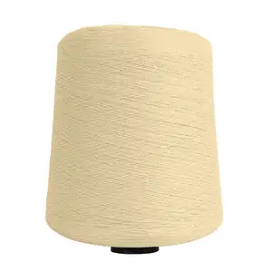 Mão Knitting Cotton Light Yellow Cotton Knitting Fancy Yarn For Knitting Scarf