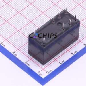 HF115F/005-2ZS4 Power Relay DIP,12.7x29mm Relay 5V 2 Changeover: 2C (DPDT-Changeover)::: 8 8A-250VAC - Product Image 2