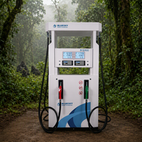 Dispensador de Combustible Bluesky para Uganda, Bomba de Gasolina Doble a Prueba de Explosiones, Alta Precisión, Amplio Rango de Flujo, Máquina para Gasolinera