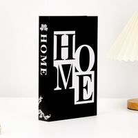 Boîtes décoratives en forme de faux livres, pliables, inspirées des empillements de faux livres, pour table basse, étagère ou décoration intérieure du salon