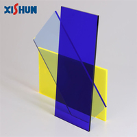 Feuille acrylique extrudée de couleur unie, prix d'usine, feuille acrylique personnalisée de 2-100mm, feuilles de plastique acrylique