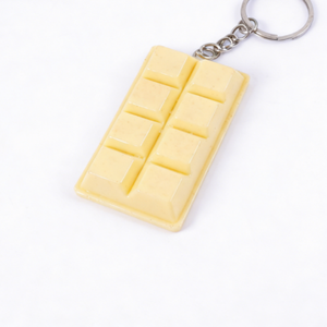 Grosir Gantungan Kunci PVC Cokelat Simulasi Makanan Kreatif Kartun Ramah Lingkungan Berkualitas Tinggi <span class=keywords><strong>Mini</strong></span> Charm Promosi Anak-anak - Product Image 1
