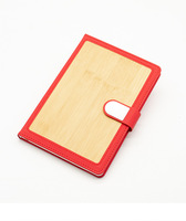 Kunden spezifisches Logo Drucken neues Design A5 Bambus mit PU Cover Journal Tagebuch Notizbuch Magnets chnalle