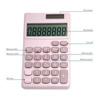 8 chiffres grand écran LCD batterie solaire calculatrice scientifique sensible en plastique Mini Portable calculatrice à main bureau scolaire