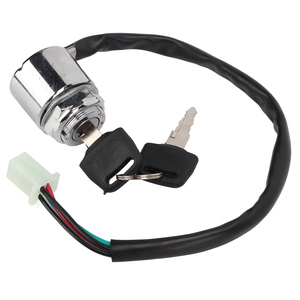 Interrupteur à clé d'allumage à 4 fils pour ATV <span class=keywords><strong>Quad</strong></span> Dirt Bike Scooter Moto 50cc 70cc 90cc 110cc 125cc 250cc - Product Image 2