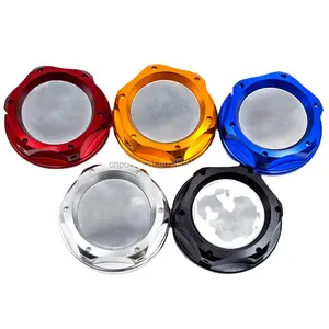 Multi Colors Auto Fuel Tank Gas Caps Silver Aluminum Oil Filler Cap