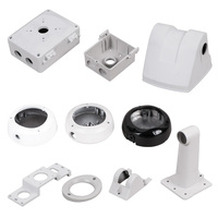 Soportes de Montaje para Cámaras CCTV de Exterior de Aleación de Aluminio Fundido a Presión ADC12 Resistentes y con Recubrimiento en Polvo, Soportes para Cámaras de Seguridad Resistentes al Óxido