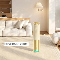 Diffuseur d'arômes sans eau, rechargeable, en alliage d'aluminium, avec contrôle intelligent sans fil 2026