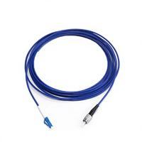 Câble de raccordement optique HANKE blindé de qualité télécoms pour intérieur, LCLC, monomode, monocœur, anti-rongeurs, résistant à la traction, étanche