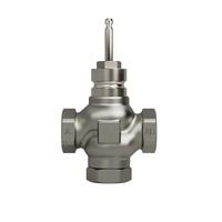 Vanne thermostatique filetée à trois voies en acier inoxydable pour système de chauffage, régulation haute précision DN15-DN50 Vapeur/Eau/Chaud