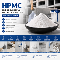 HPMC (hydroxypropylméthylcellulose) OEM pour produits chimiques de construction, adhésifs pour carrelage et additifs pour mortier CAS 9004-65-3