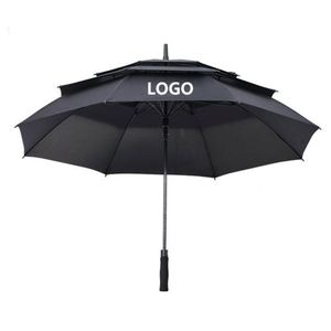 Parapluie de golf personnalisé de 56 pouces à ouverture automatique avec trois couches de protection contre le vent et le soleil pour adultes - Product Image 1