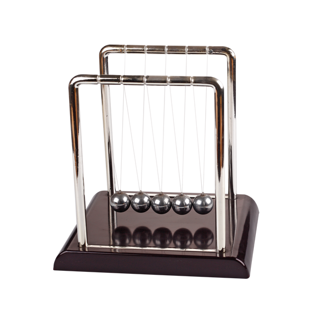 Newton Pendulum Physics Instrument Gift Metal Newton Cradle