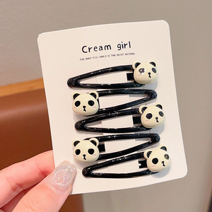 Pinza para el pelo de niña con diseño de lunares rojos, para flequillo o cabello suelto, pequeña, que no daña el cabello. - Product Image 5