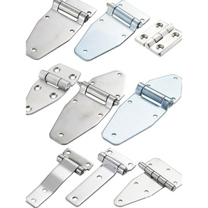 Charnières de porte en acier inoxydable pour portes latérales de camions frigorifiques, quincaillerie de porte robuste pour emballages lourds - Product Image 3