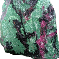 Vente en gros de pierres précieuses brutes en quartz naturel, rubis, zoisite, spécimen d'épidot de pierre brute