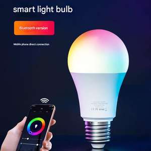 Ampoule LED intelligente WIFI avec Bluetooth, rythme musical, 10W, commande vocale sans fil, fabricant d'origine - Product Image 3