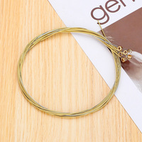 Guitar Accessories Wholesale Folk Acoustic Guitar Strings Brass Red Color Strings Beaded Bag