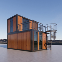 DXH Suppliers Maisons mobiles préfabriquées personnalisées pour l'extérieur, 1, 2 ou 3 étages, 500 pieds carrés, maisons modulaires préfabriquées, mini-maisons conteneurs pour les États-Unis