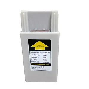 Condensador de alta tensión, 0,3 uF, 40KV, 1pps, 300nF