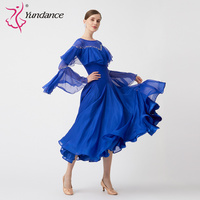 M-23060 personnalisé nouvelle robe de danse de salon standard international robes de danse de salon en soie perlée de haute qualité à vendre