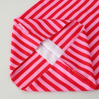 Sac cadeau de Noël personnalisé Sac de Noël Sac de Père Noël de luxe à rayures avec sangle