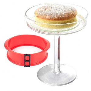 Meilleures ventes en ligne 2023 : Moule à gâteau en silicone amovible pratique, fond rond, pour mousse, ensembles de moules de cuisson - Product Image 6
