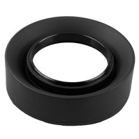 Pare-soleil d'objectif d'appareil photo en caoutchouc pliable pour DSLR - 58/62/67/72/77mm, avec anneau de montage en métal